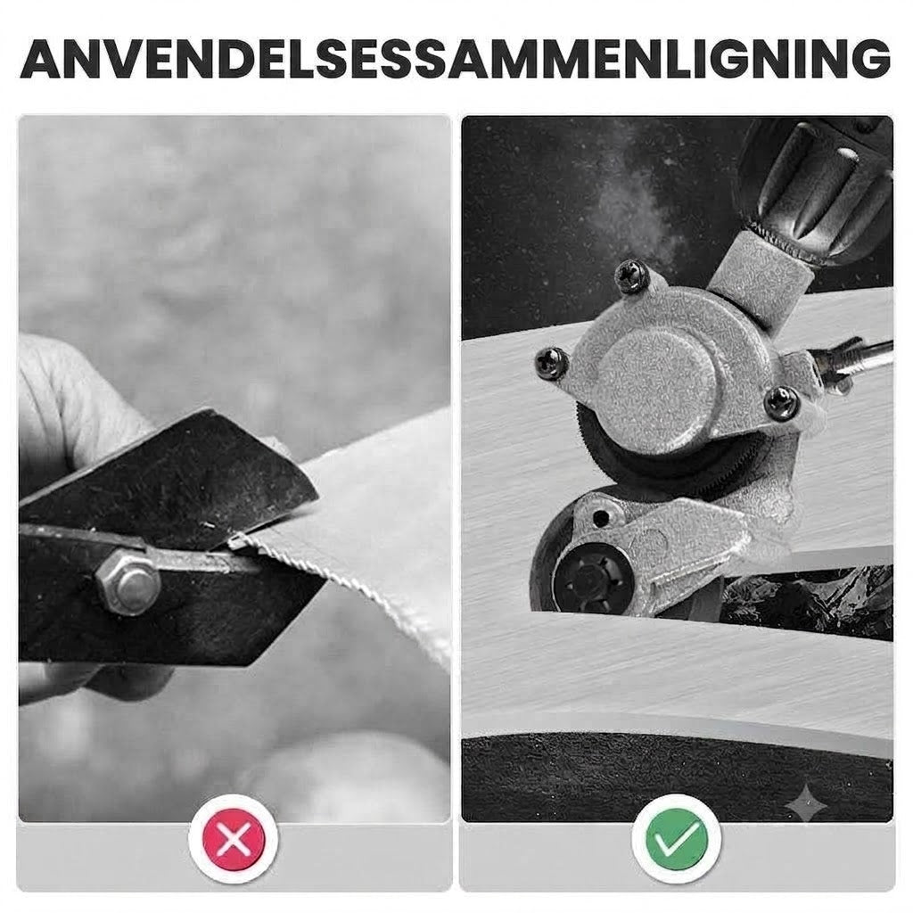 Tilbehør for plateskjæring til boremaskin – Elektrisk metallsaks og plateskjærer