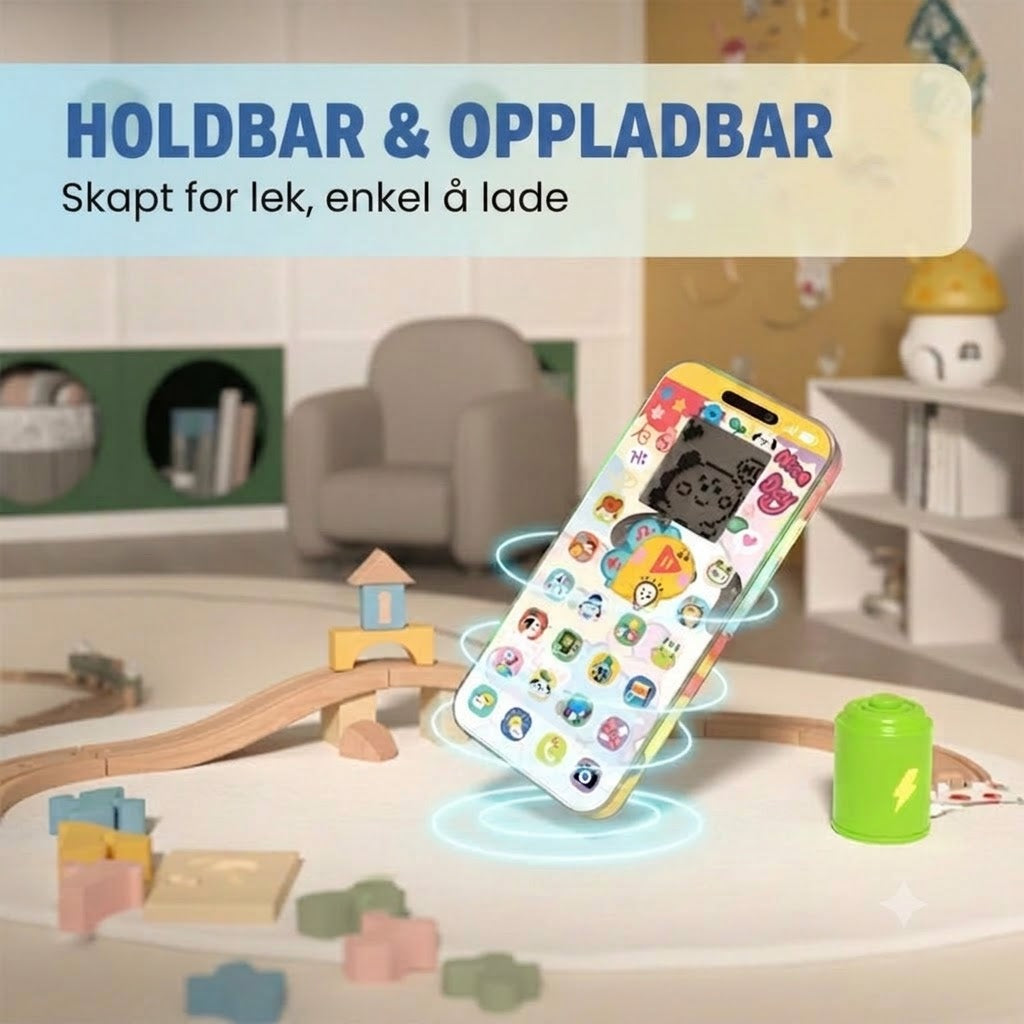 🔥📢 50 % rabatt 📱 Pedagogisk smarttelefon for barn | Læring gjennom lek, øyevennlig design – det ideelle valget for læring ✨👶