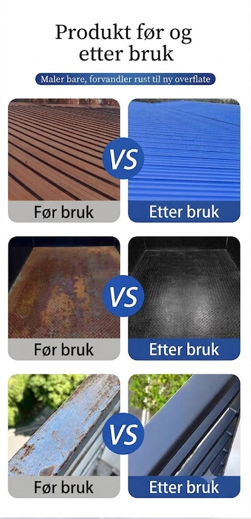 Vannbasert rustbeskyttende metallmaling