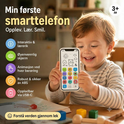 🔥📢 50 % rabatt 📱 Pedagogisk smarttelefon for barn | Læring gjennom lek, øyevennlig design – det ideelle valget for læring ✨👶