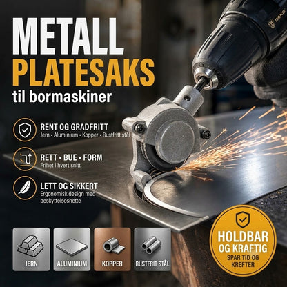 Tilbehør for plateskjæring til boremaskin – Elektrisk metallsaks og plateskjærer