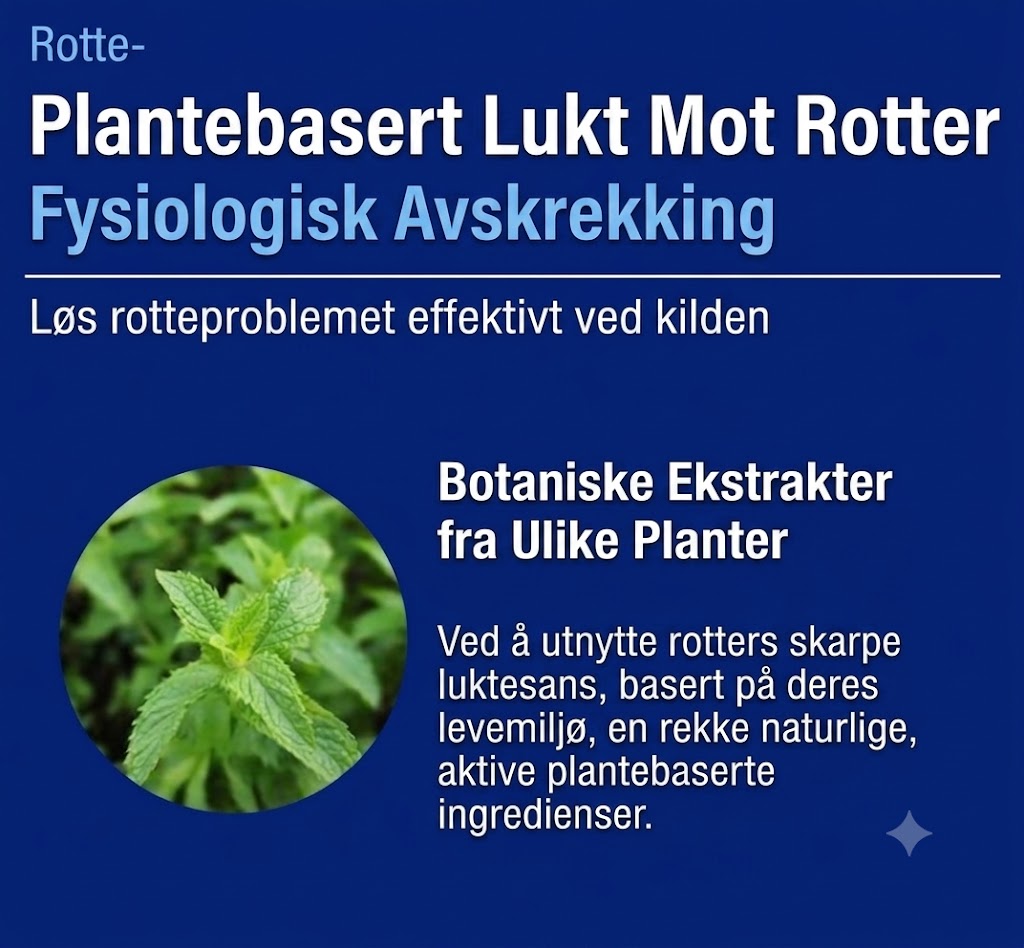 Plantebasert museavskrekkende gel – for innendørs bruk