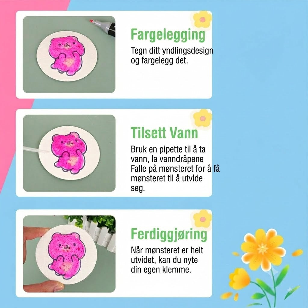 👩‍🎨🔮 Sikkert skumpapir (mosegummi) for barn – mykt og fleksibelt, ideelt for kreative prosjekter, læring og barnehåndverk 🎁✂️