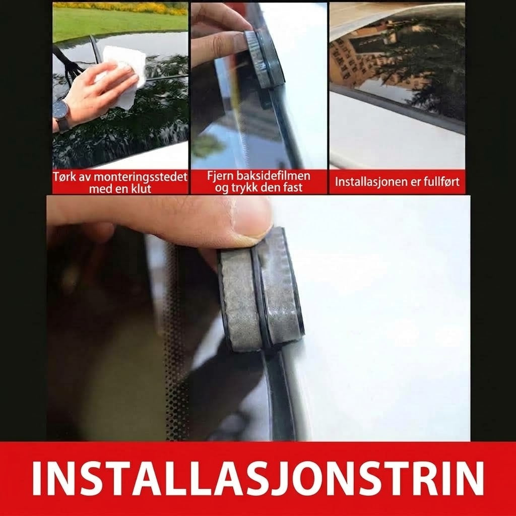 Spesialtilpasset gummitetningslist for bil