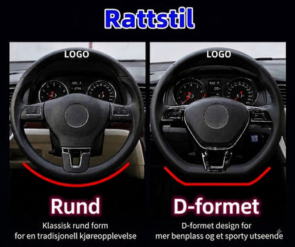 Personlig rattrekk – Skreddersydd stil og optimalt grep for bilen din