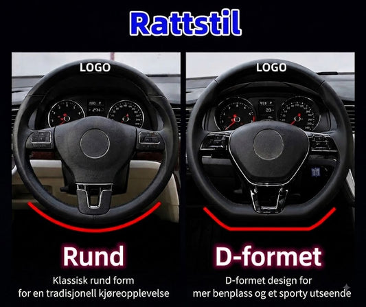 Personlig rattrekk – Skreddersydd stil og optimalt grep for bilen din