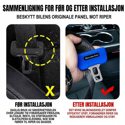Sikkerhetsbeltepute / skulderpute til bilbelte med billogo