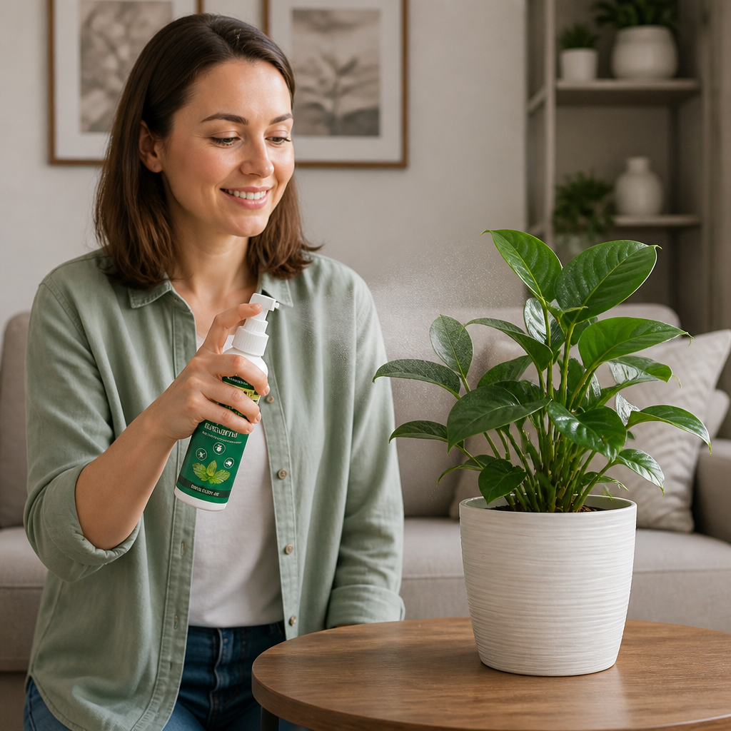 MOONSPRY Peppermynte Insektspray – Kan brukes både innendørs og utendørs, et insektsmiddel som egner seg for soverom og hager.