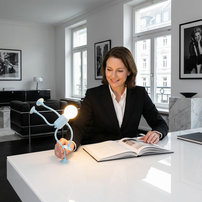 LED-lys med sugekopp — morsomt design, med utskiftbare sugekopper, kan brukes til dekorasjon.