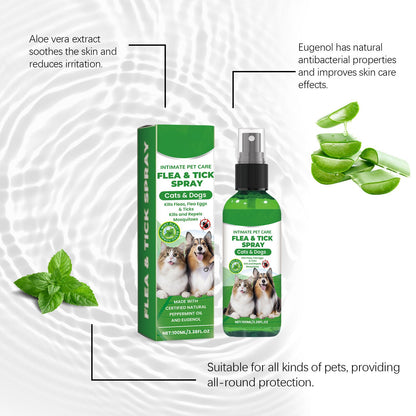 Naturlig loppe- og flåttspray 🐱🐶