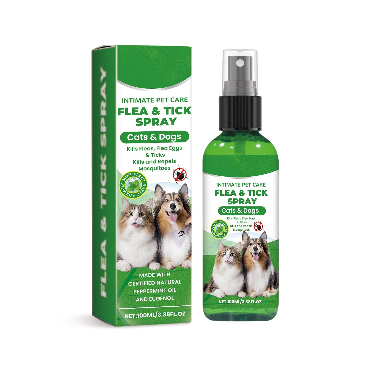 Naturlig loppe- og flåttspray 🐱🐶