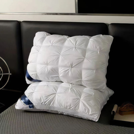 Ergonomisk nakkepute – pustende, myk, med 3D-sømteknologi (1 stk.)