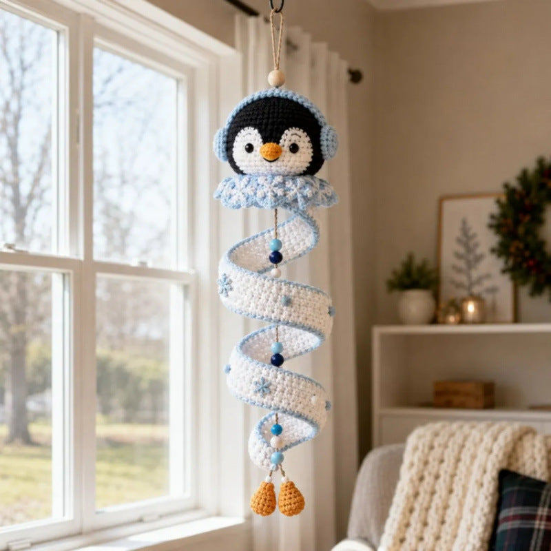 Kom i gang med å hekle din spiralsnømann nå!