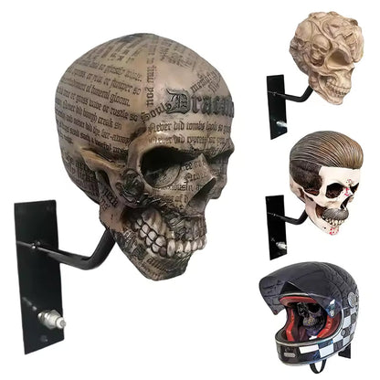 💀SkullRack – Hjelm- og jakkestativ