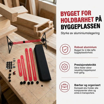 Slitesterkt måleverktøy i aluminium – Presis måling for gjør-det-selv og profesjonell bruk