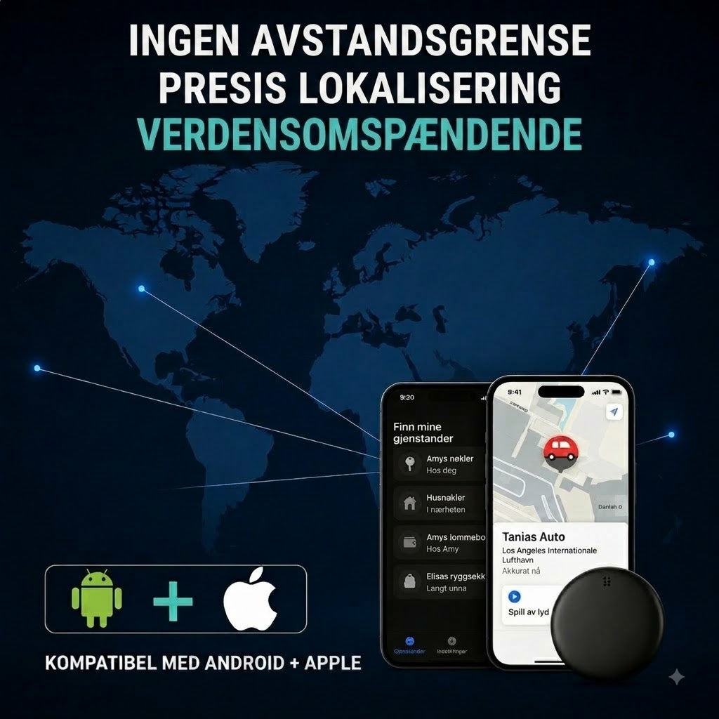 GP90 – Nøyaktig GPS-tracker uten abonnement (Android/iOS)