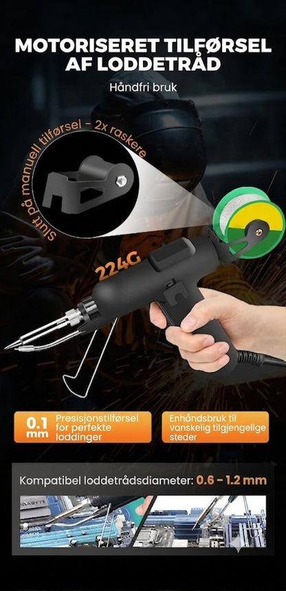 ⚒️ Effektivt 80W loddeboltsett – 12-delers sett