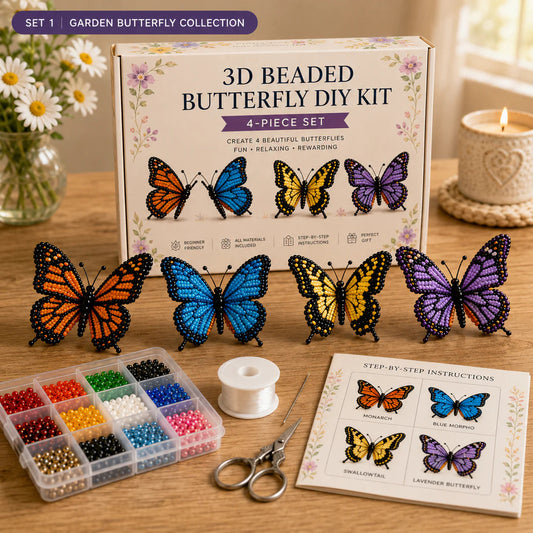 🦋 Perler og håndverk: Sommerfugl