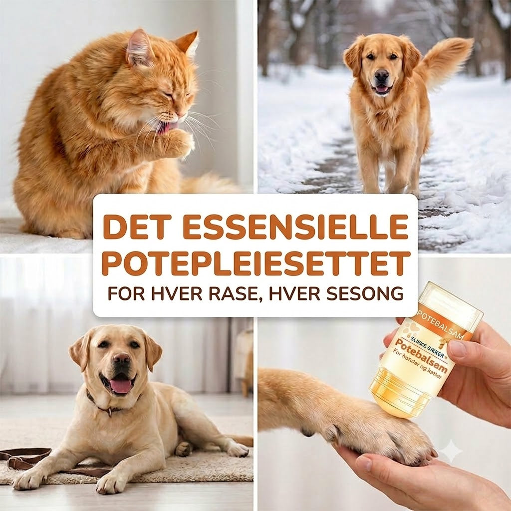 Fuktighetsgivende potebalsam-stift til kjæledyr