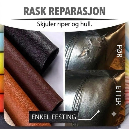 🛋️ Selvklebende reparasjonssett for skinn