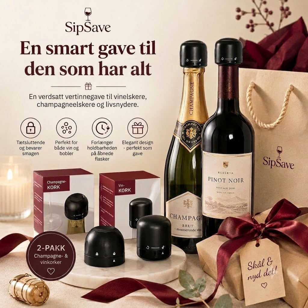SipSave – Vin- og champagnestopper