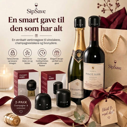 SipSave – Vin- og champagnestopper