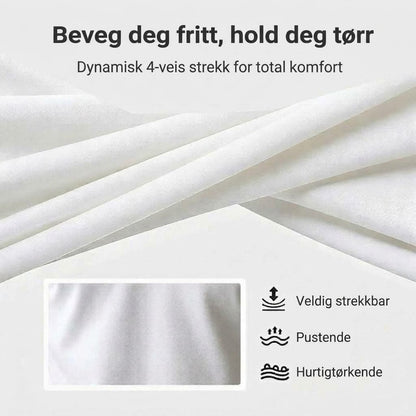 Kortermet poloskjorte til herre – Sportslig slim-fit