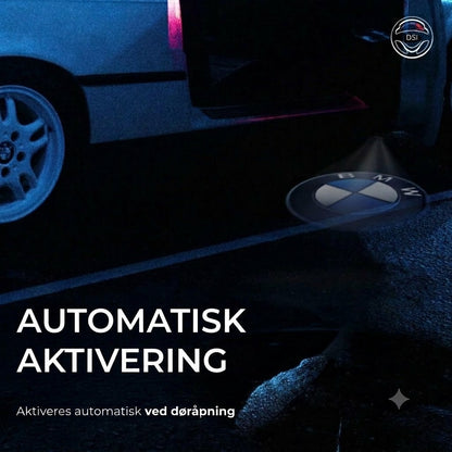 Projektorsett for bildør med logo | 1 sett (2 stk.)