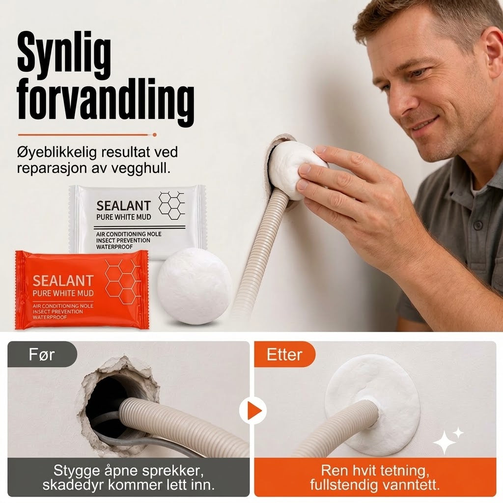 Ny generasjon vanntett tetningsmasse (1 sett, 3 stk.)
