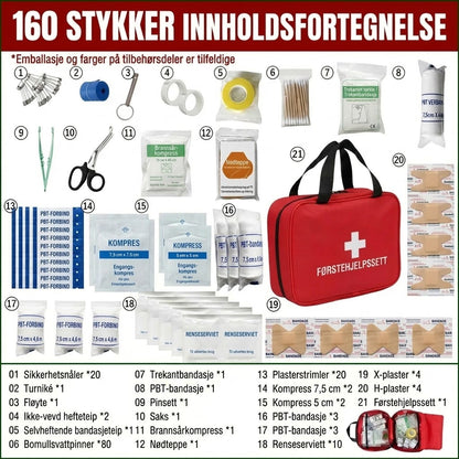 Førstehjelpsskrin for hele familien