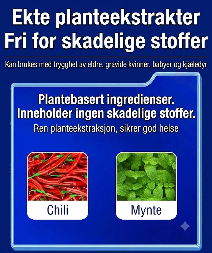 Plantebasert museavskrekkende gel – for innendørs bruk