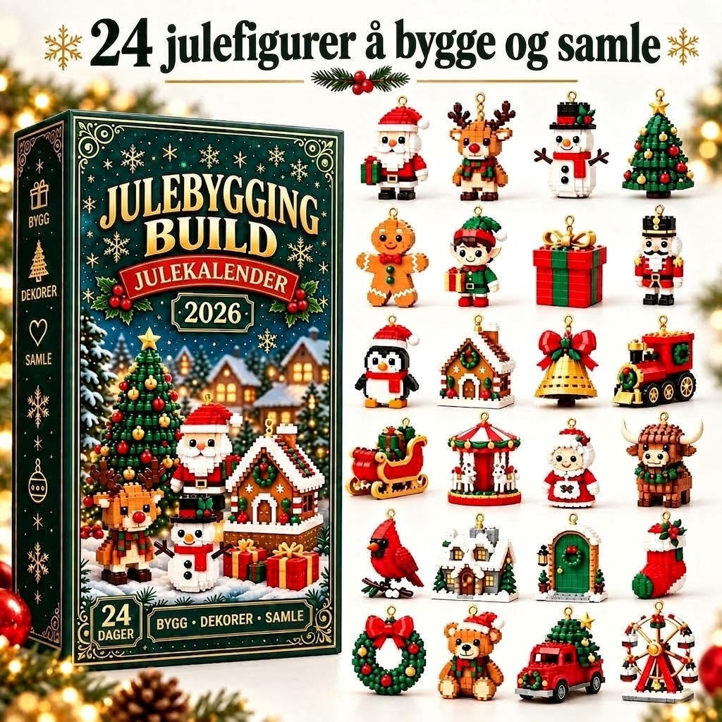 Julebygg – Bygg en ny julefigur hver dag frem til julaften