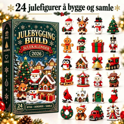 Julebygg – Bygg en ny julefigur hver dag frem til julaften