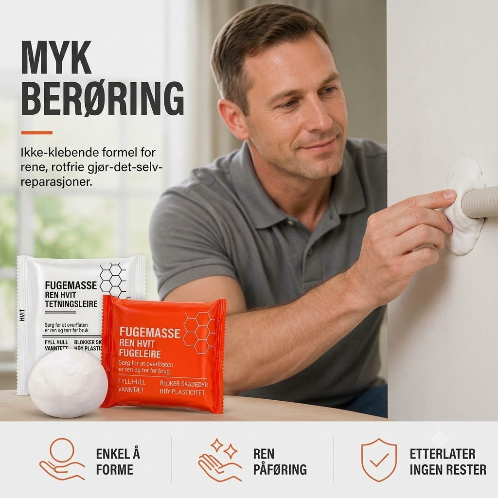 Ny generasjon vanntett tetningsmasse (1 sett, 3 stk.)