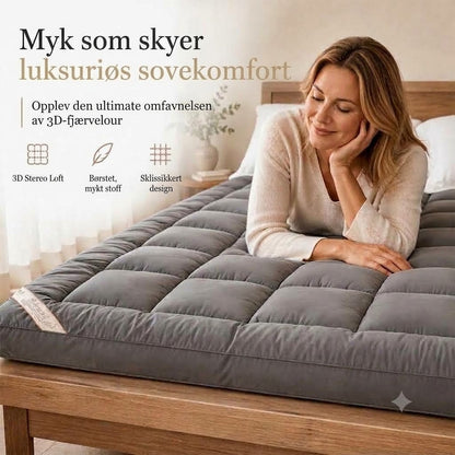 Myk vattert rullemadrass