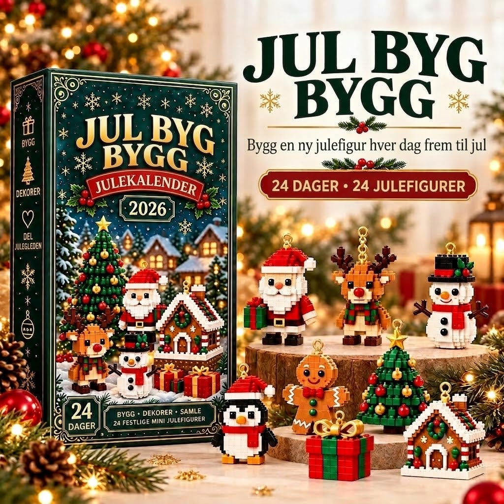 Julebygg – Bygg en ny julefigur hver dag frem til julaften