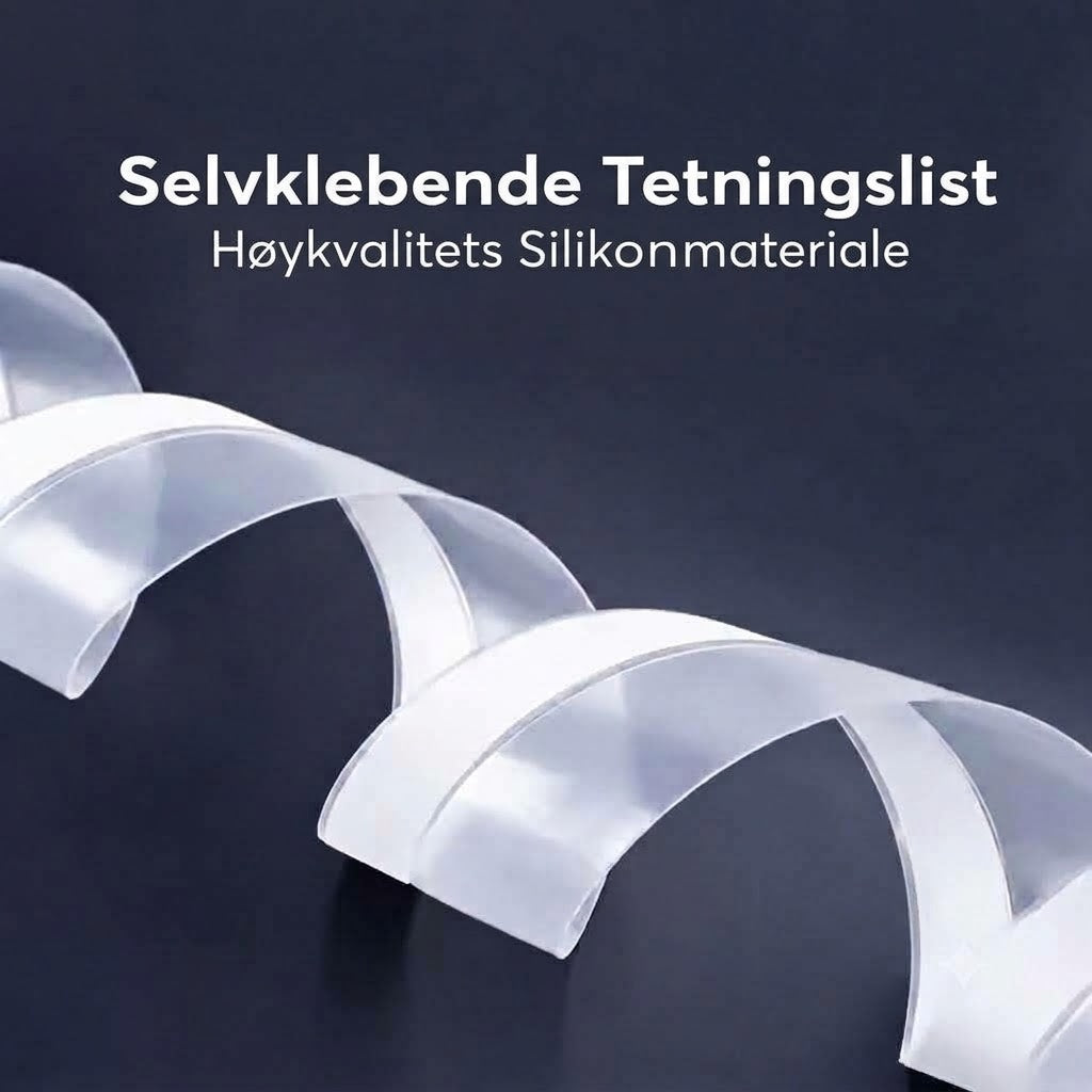 5 m tetningslist for dører – Effektiv beskyttelse mot støv, insekter og støy