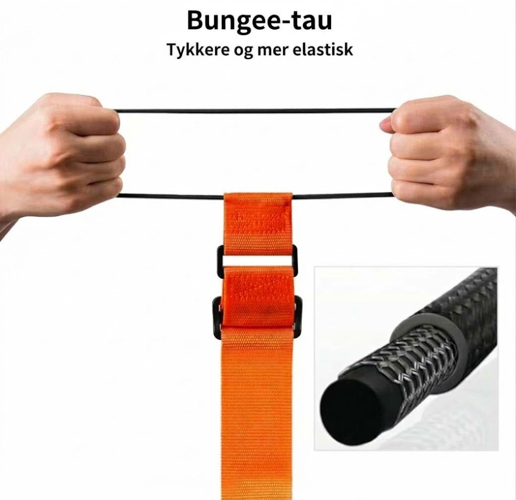 2-pakning multifunksjonelle bagasjestropper
