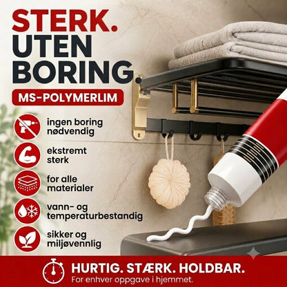 🔥📢 Tidsbegrenset tilbud: Kjøp 1, få 1 gratis! ✨ Sømløse klebeputer – sterkt feste uten å bore, for alle dine monteringsbehov! ✨