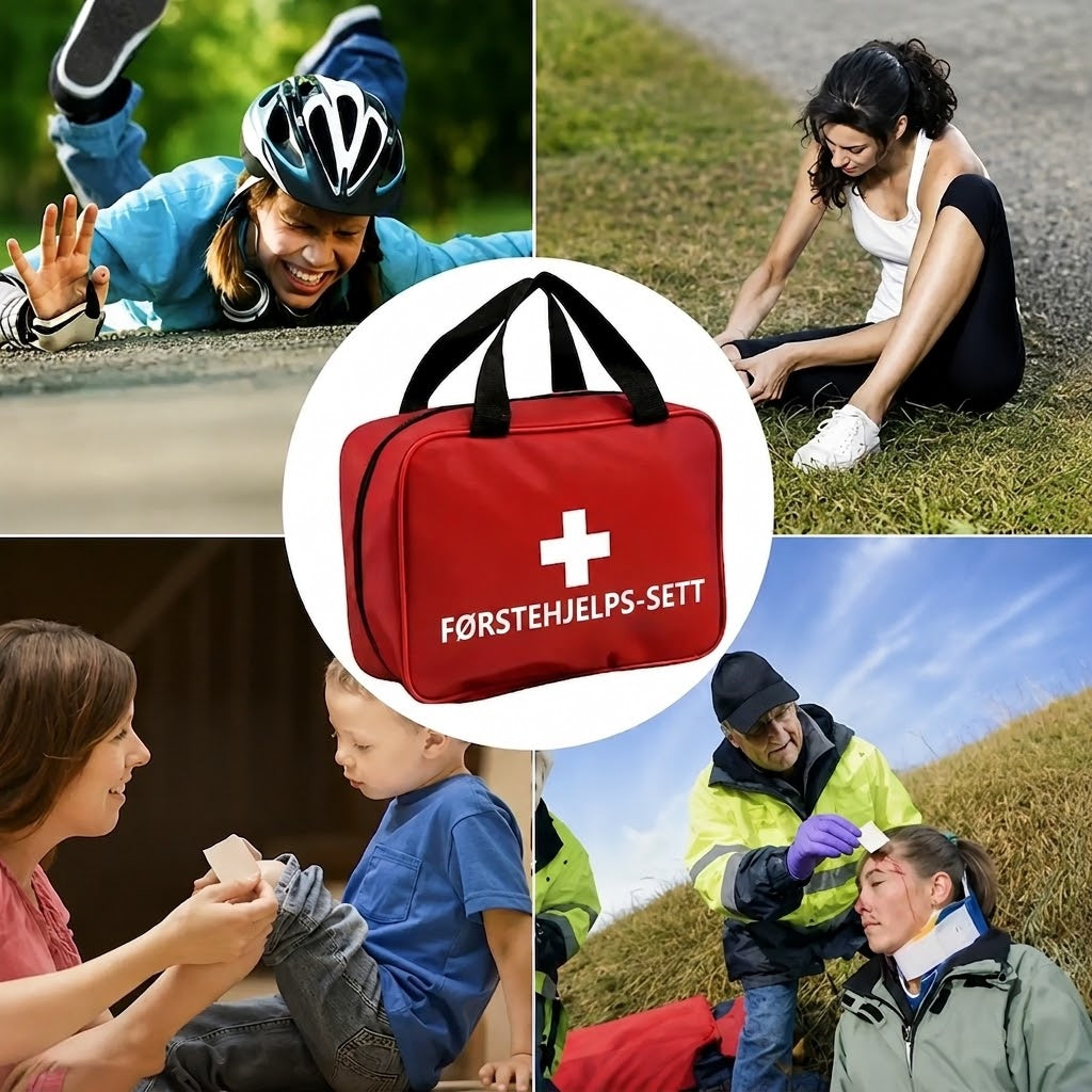 Førstehjelpsskrin for hele familien