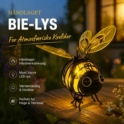 Bieformet solcelle-hengelampe