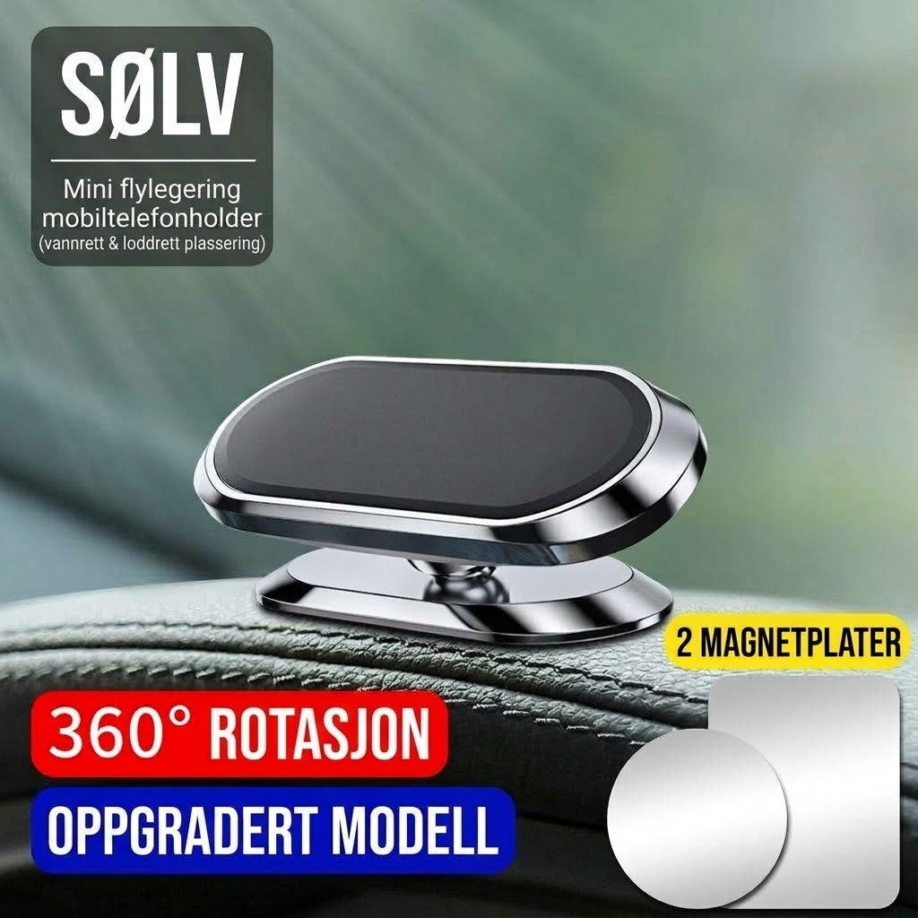 Supersterk magnetisk og fleksibel mobilholder til bil