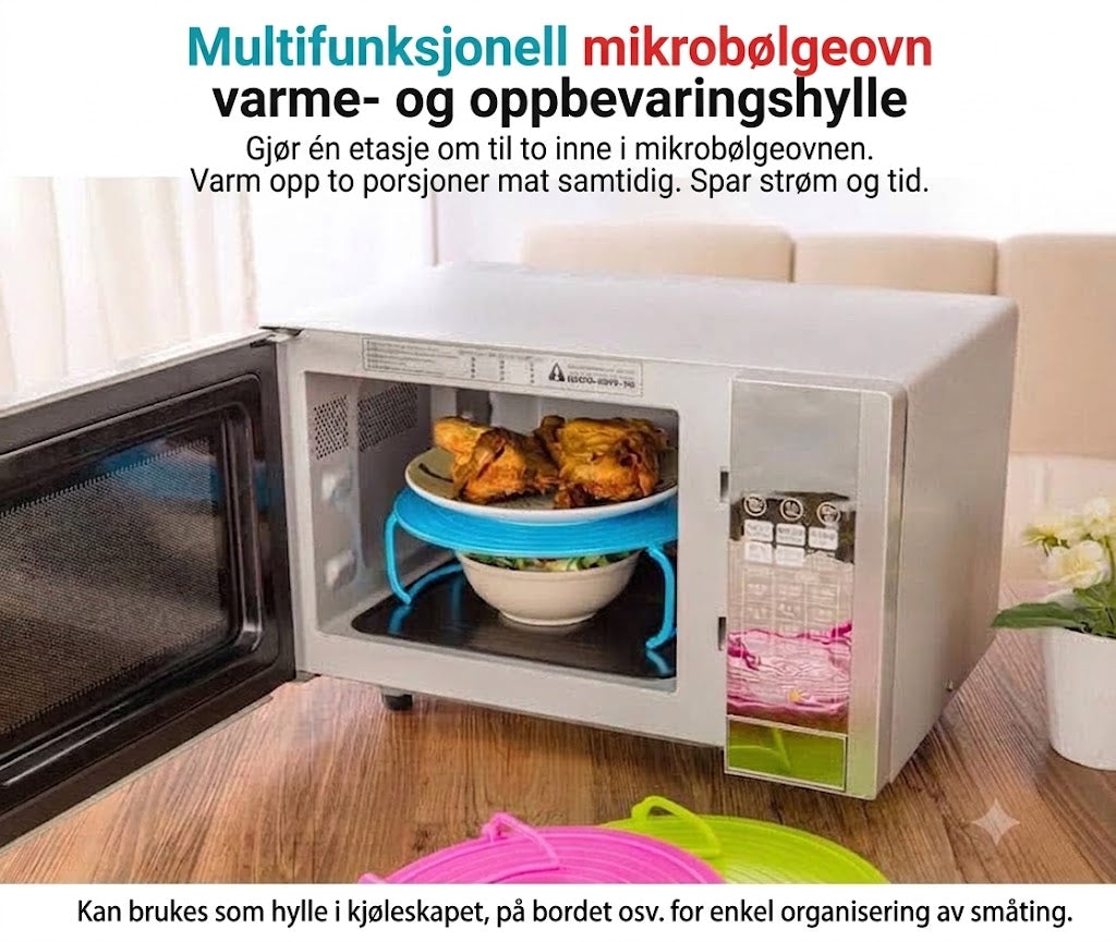 Sammenleggbart mikrobølgeovnbrett
