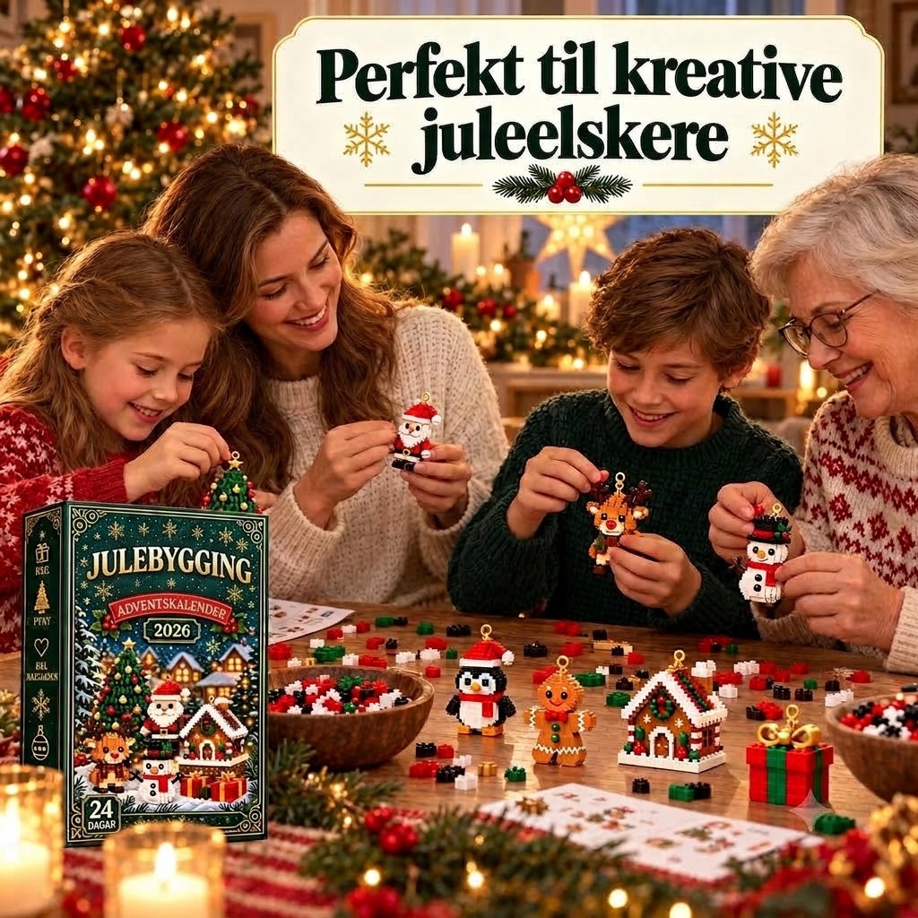 Julebygg – Bygg en ny julefigur hver dag frem til julaften