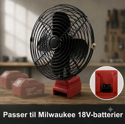 Bærbar batteridrevet vifte