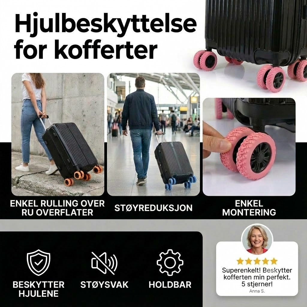 Hjulbeskytter til koffert