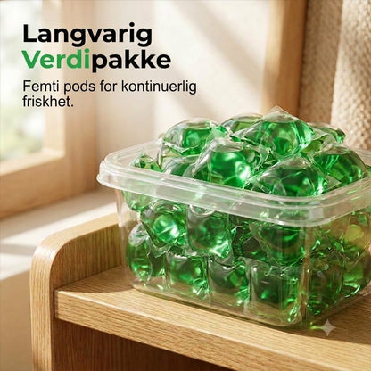 Tabletter for avløpsåpning og luktfjerning