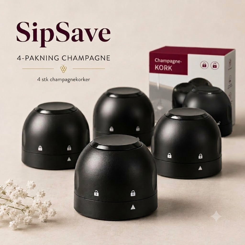 SipSave – Vin- og champagnestopper