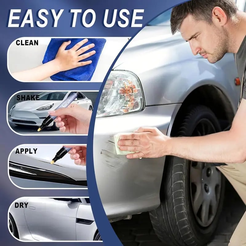 ⏰📢📢 50 % rabatt❗️❗️ 🚗 Magisk reparasjonspenn for riper – reparerer billakk, gjenoppretter glansen 🛠️✨