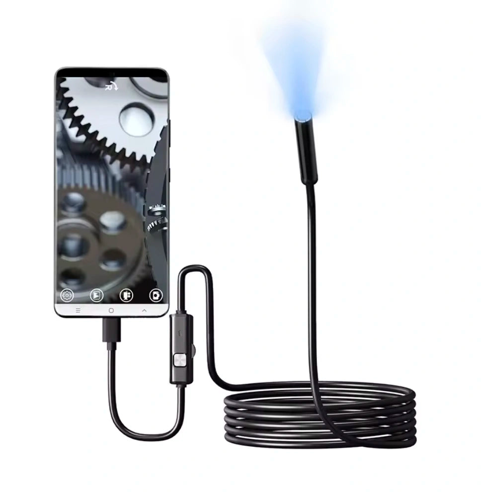 HD-inspeksjonskamera / endoskop for mobile enheter